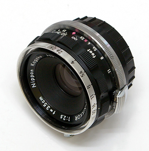 カメラの八百富｜W-NIKKOR 3.5cm F2.5 外絞り環 ニッコール ニコンS用