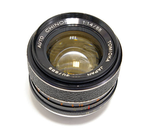 《希少》AUTO CHINON 55mm F1.4 《富岡光学製》【並品】