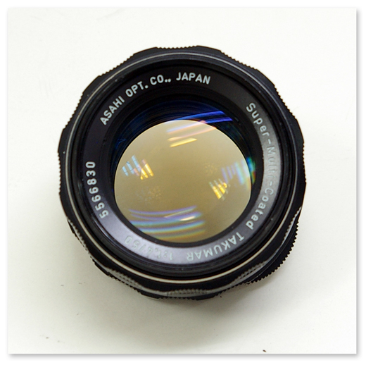 5615998　黄変無　美品　S-M-C TAKUMAR　F1.8/55mm