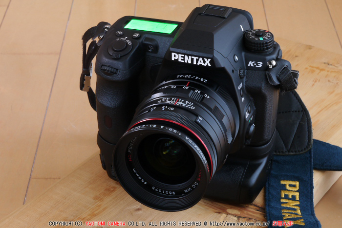 ペンタックスHD PENTAX-DA 20-40 2.8-4 ED DC WR