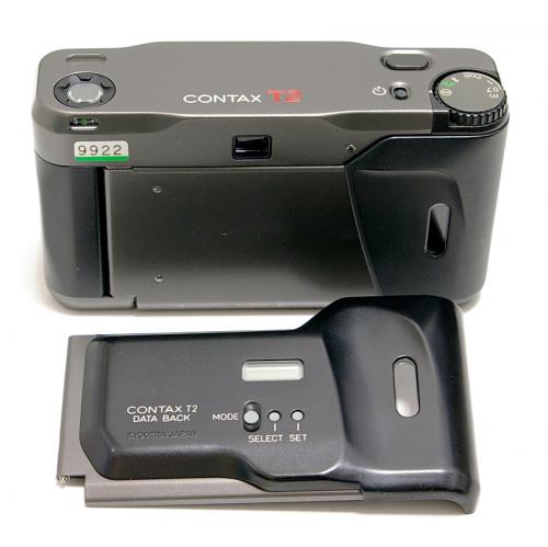 中古 コンタックス T2 チタンブラック データバック付 CONTAX 【中古カメラ】 G9922