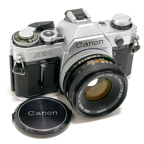中古 キャノン AE-1 シルバー 50mm F1.8 セット Canon 【中古カメラ】 G9722