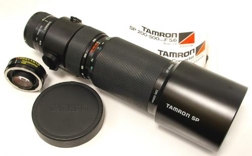 中古 TAMRON/タムロン SP 200-500mm F5.6 マウント交換式 1.4Xテレコン付