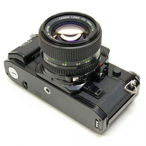 中古 キャノン AE-1 PROGRAM ブラック New FD 50mm F1.4 セット Canon 【中古カメラ】 01593