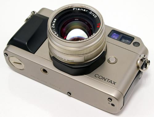 中古 CONTAX/コンタックス G1 プラナー45mmF2セット