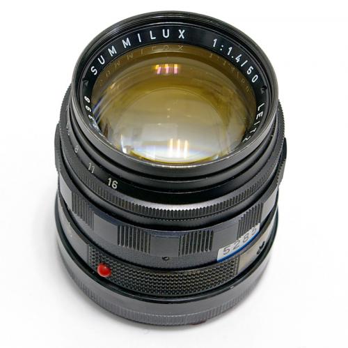 中古 ライカ Summilux 50MM F1.4 ブラックペイント Leica / ズミルックス
