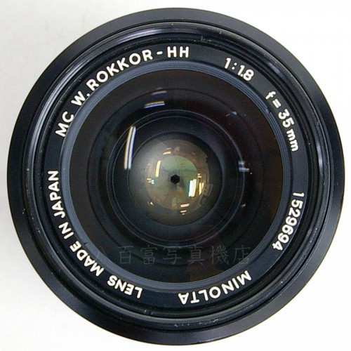 【中古】 ミノルタ MC W.ROKKOR 35mm F1.8 minolta 中古レンズ 19973