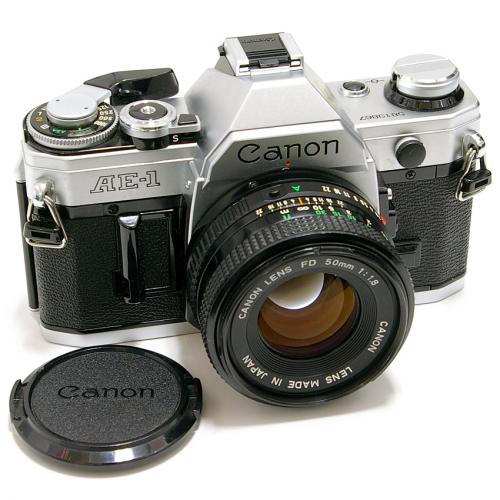 中古 キャノン AE-1 シルバー 50mm F1.8 セット Canon 【中古カメラ】 R5513