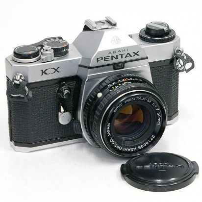 【中古】 ペンタックス KX シルバー ボディ　SMC PENTAX-M 50mm F1.7セット  PENTAX 中古カメラ 20100