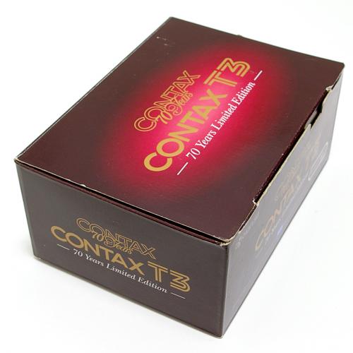 中古 コンタックス T3 ブラック 70周年記念モデル CONTAX