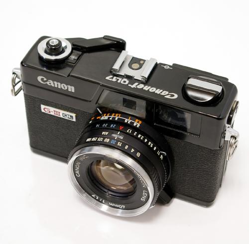 中古 Canon/キヤノン キャノネット QL-17 GIII ブラック (Canonet)