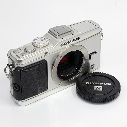 オリンパス E-P3 シルバー ボディ OLYMPUS　【中古デジタルカメラ】 14972