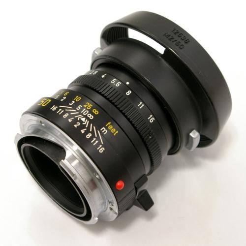 中古 ライカ ズミクロンM 50mm F2 70周年記念モデル フード付 Leica