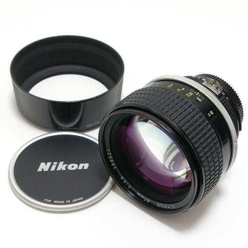 中古 ニコン Ai Nikkor 85mm F1.4S Nikon / ニッコール 【中古レンズ】