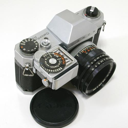 中古 キャノン CanonFlex RP シルバー メーター付 50mm F1.8 レンズセット Canon
