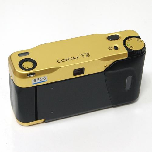 中古 CONTAX T2 ゴールド 60周年記念モデル データバック付 コンタックス
