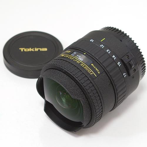 中古 トキナ AT-X 10-17mm F3.5-4.5 DX Fish-Eye キャノンEOS用 Tokina