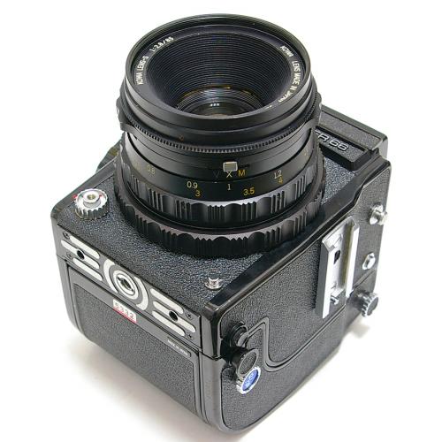 中古 コーワ SUPER66 ブラック 85mm F2.8 セット Kowa 【中古カメラ】