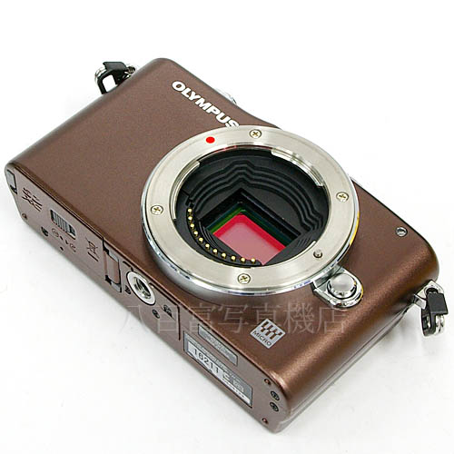 中古 オリンパス PEN mini E-PM1 ボディ　ブラウン OLYMPUS 【中古デジタルカメラ】 16211