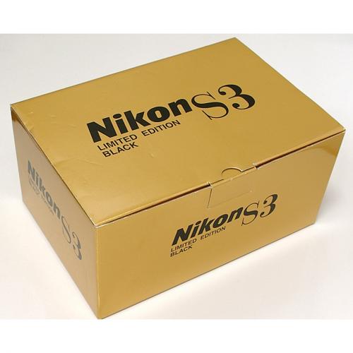 未使用品 ニコン S3 LIMITED EDITION BLACK Nikon