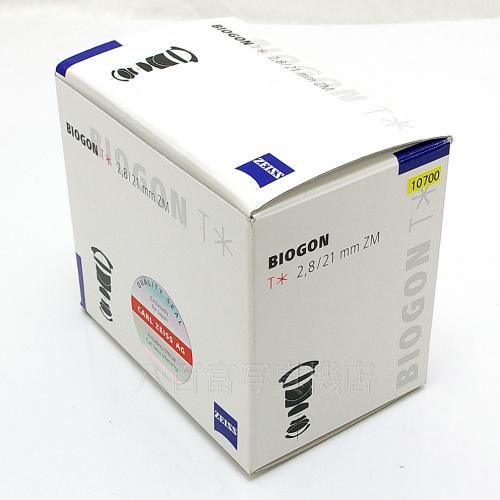中古 ツァイス Biogon T* 21mm F2.8 ZM ブラック ライカMマウント CarlZeiss 【中古レンズ】 10700