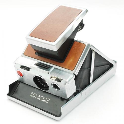 中古 ポラロイド SX-70 銀茶モデル Polaroid 【中古カメラ】　16345
