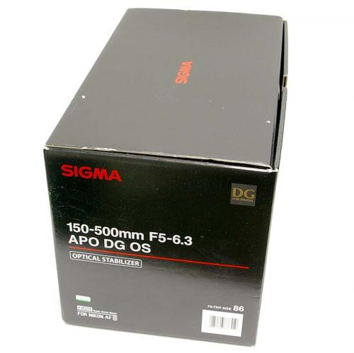 中古 シグマ APO 150-500mm F5-6.3 DG OS ニコンAF用 SIGMA