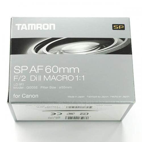 中古レンズ タムロン SP AF 60mm F2 DiII MACRO G005E キャノンEOS用 TAMRON 16435