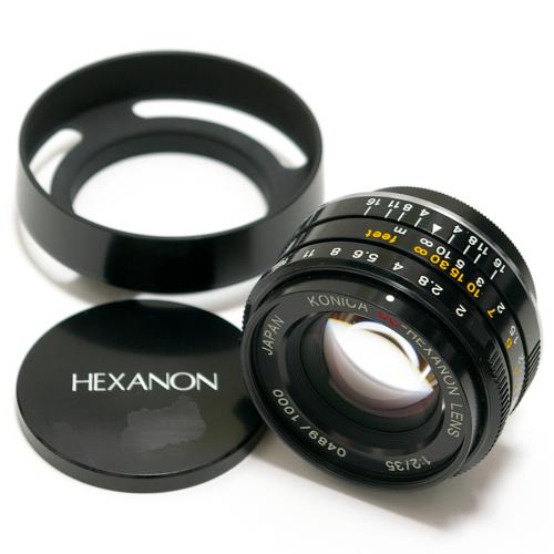 中古 コニカ UC HEXANON 35mm F2 ライカLマウント ブラック KONICA 【中古レンズ】