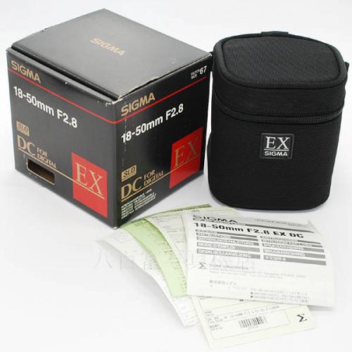 中古レンズ シグマ AF 18-50mm F2.8 EX DC キャノンEOS用 SIGMA 16819