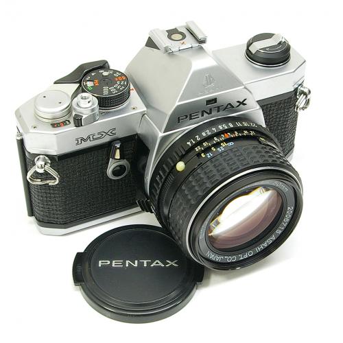 中古 アサヒペンタックス MX シルバー 50mm F1.4 セット PENTAX 【中古カメラ】 04705