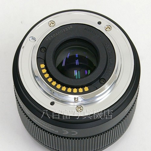 【中古】 パナソニックLUMIX G 25mm F1.7 ASPH. ブラック マイクロフォーサーズ用 Panasonic H-H025K 中古レンズ 22694