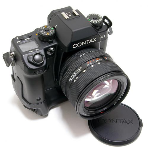中古 コンタックス N1 24-85mm F3.5-4.5 バッテリーホルダー P-9セット CONTAX 【中古カメラ】