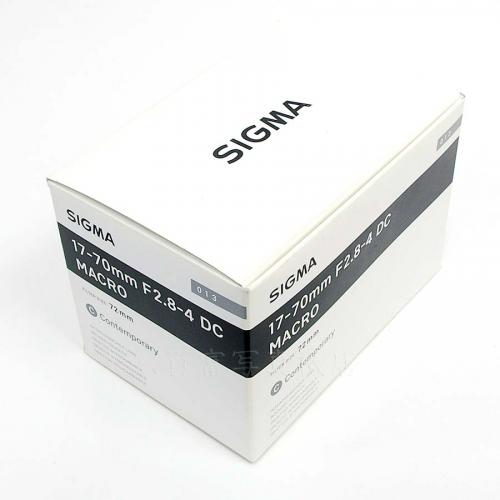 中古レンズ シグマ 17-70mm F2.8-4 DC MACRO OS HSM ニコンDX用 SIGMA 17276