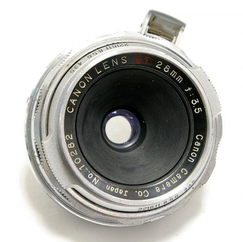 中古 キャノン CT 28mm F3.5 コンタックスマウント Canon