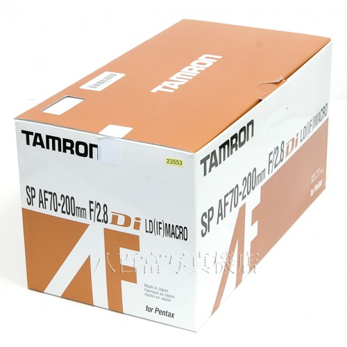 【中古】 タムロン SP AF 70-200mm F2.8 Di A001 ペンタックスAF用 TAMRON 中古レンズ 23553