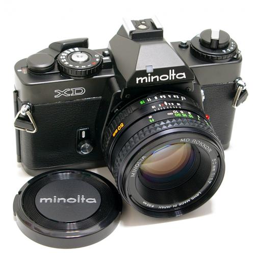 中古 ミノルタ XD ブラック 前期モデル 50mm F1.7 セット minolta 【中古カメラ】 R9910