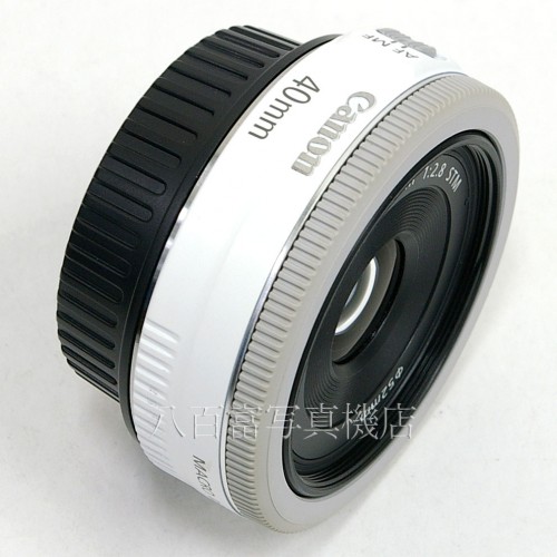 【中古】 キヤノン EF 40mm F2.8 STM ホワイト Canon 中古レンズ 23834