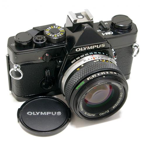 中古 オリンパス OM-1 MD ブラック 50mm F1.8 セット OLYMPUS 【中古カメラ】 R9989