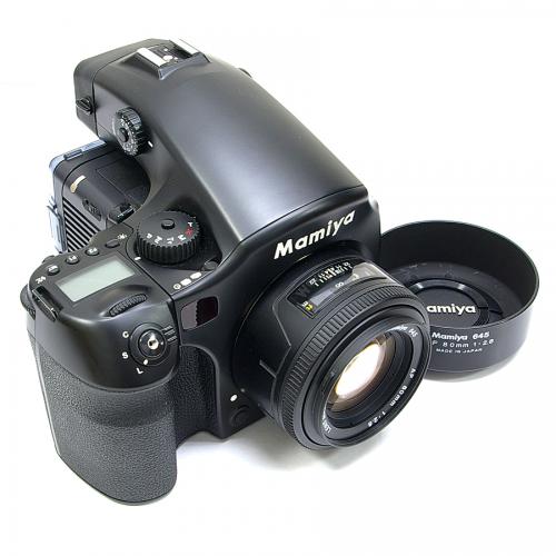 中古 マミヤ DM22 645AFD 80mm F2.8 セット MAMIYA 【デジタルカメラ/デジタルバック】 07628