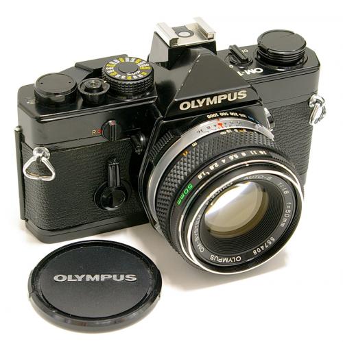 中古 オリンパス OM-1 MD ブラック 50mm F1.8 セット OLYMPUS 【中古カメラ】