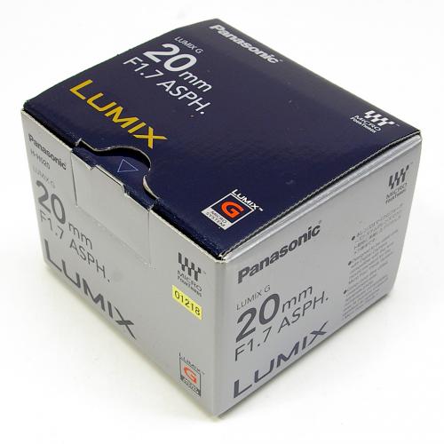 中古 パナソニック LUMIX G 20mm F1.7 ASPH. Panasonic 【中古レンズ】 01218