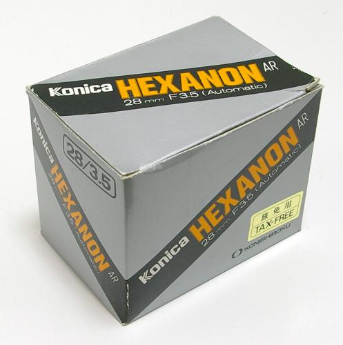 【新同】 中古 コニカ HEXANON AR 28mm F3.5 KONICA 【中古レンズ】