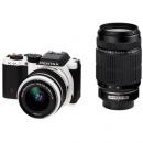 ペンタックス PENTAX K-01 レンズキット ホワイト×ブラック ダブルズームキット 18-55mm/55-300mm セット 【ご予約受付中・2012年3月中旬発売予定】