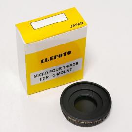 エレフォト マウントアダプター マイクロフォーサーズ(B)-Cマウント(L) ELEFOTO