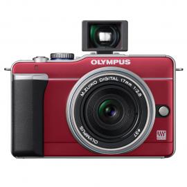 オリンパス PEN Lite E-PL1 パンケーキキット (ルビーレッド) OLYMPUS 