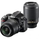 ニコン D3100 200mm ダブルズームキット (18-55mm+55-200mmセット) Nikon