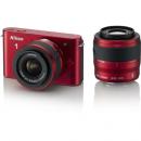 ニコン Nikon 1 J1 ダブルズームキット レッド