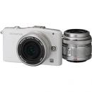 オリンパス OLYMPUS PEN mini E-PM1 ホワイト ツインレンズキット