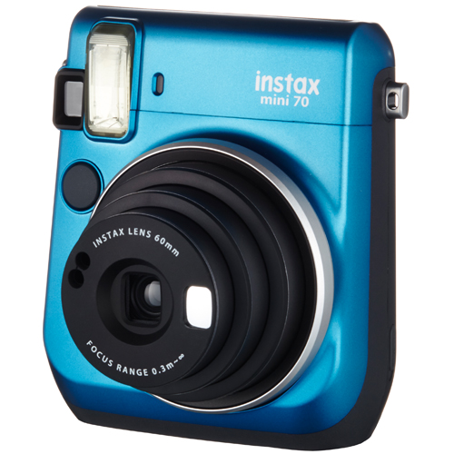 富士フイルム instax mini 70 ブルー [チェキ] FUJIFILM｜カメラのことなら八百富写真機店